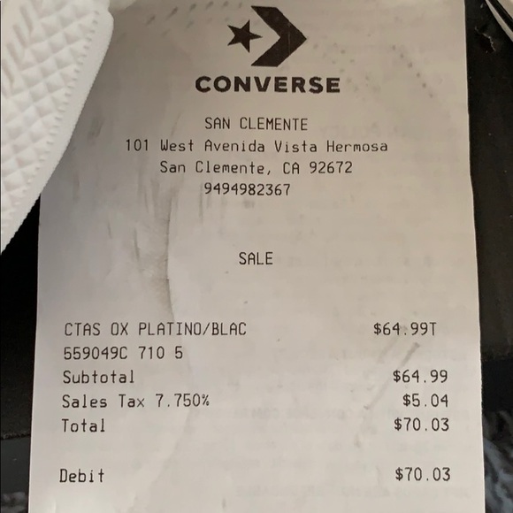 Converse shoes - Picture 3 of 3